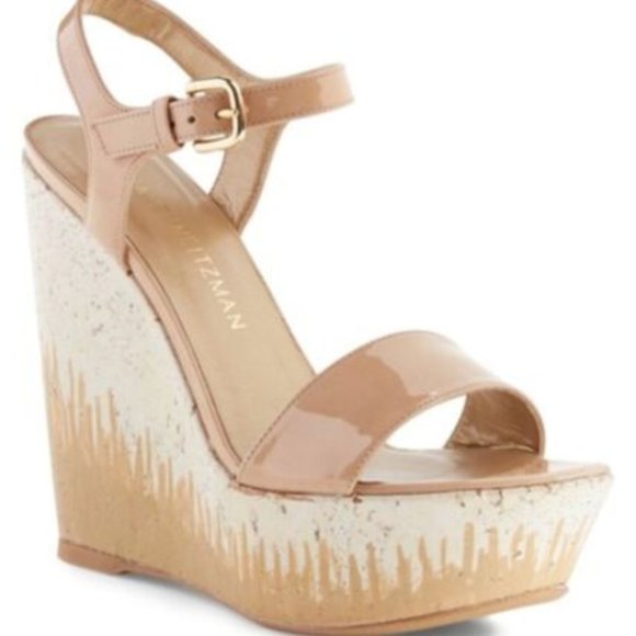Stuart Weitzman Single Sky Wedges - Picture 1 of 4